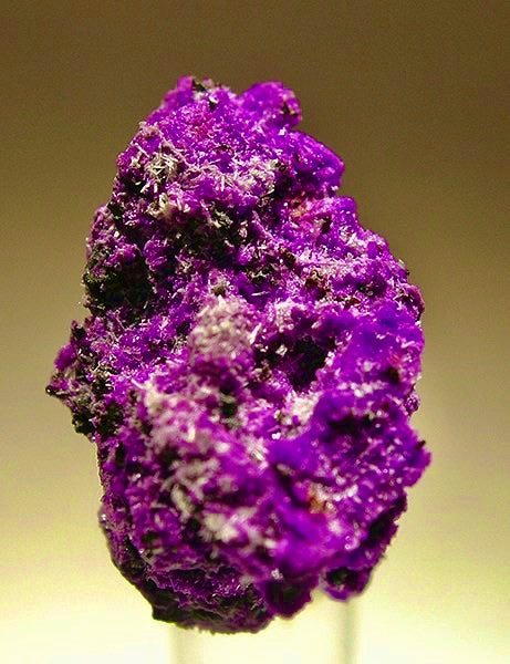 Purple Sugilite & Grey Onyx Gemstones 18k Gold Bali Statement Bracelet