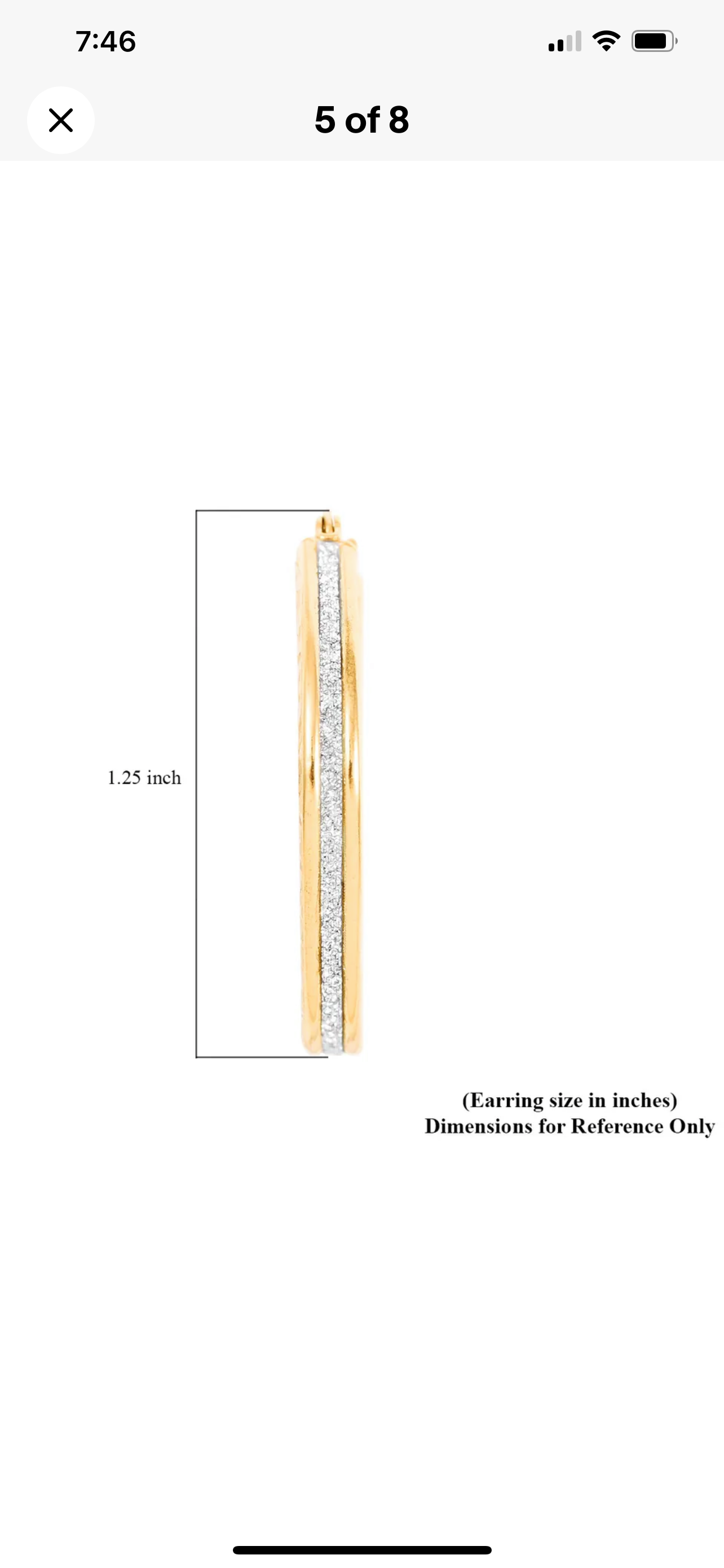 Two-Tone Sterling Silver & Gold Square Hoops 1.25”