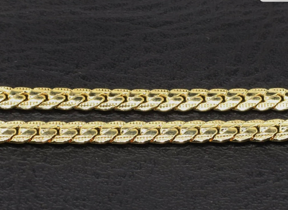 Classic 18K Yellow Gold-Filled 6MM Chain 20”