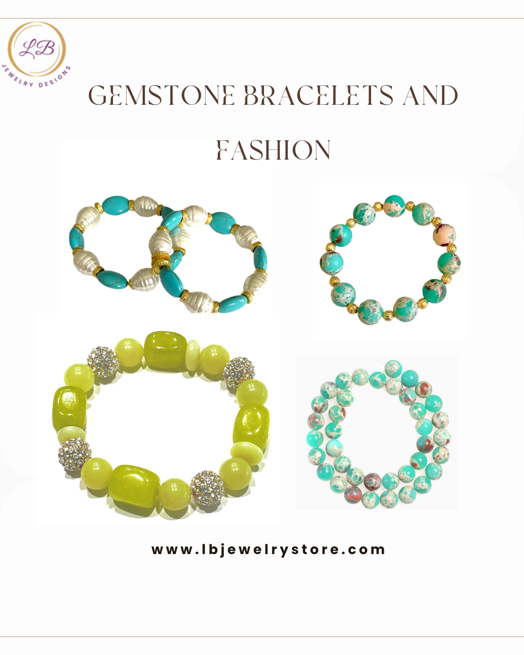 Gemstone Bracelets and Fashion: How to Style Them with Your Outfits to Look Effortlessly Cool