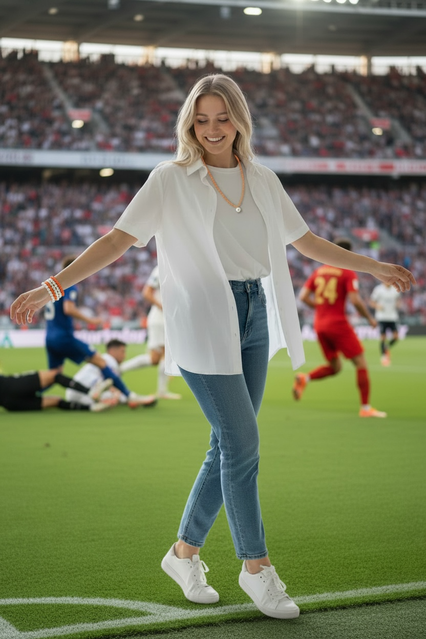 Orange Jade & Pearl Pendant Necklace – Gold Minimalist Gemstone Necklace 18”