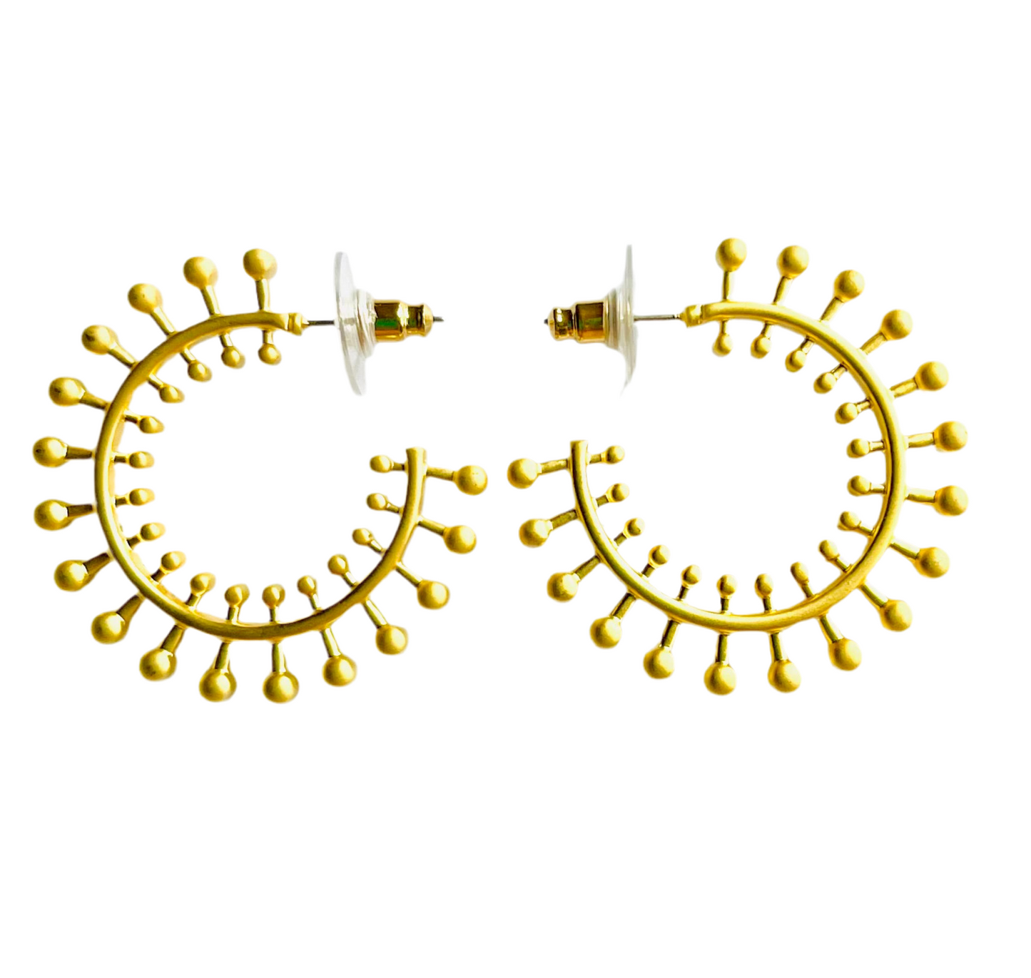 22K Gold Vermeil Bali Statement Earrings