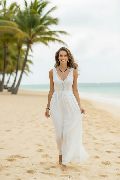 Capri Cobalt Blue Spinel & Freshwater Pearl Necklace – Coastal Luxury Gemstone Necklace
