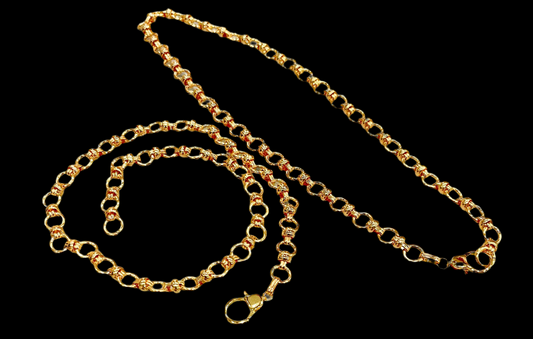 GoldFilled Circle Chain Necklace 20”