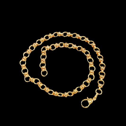 GoldFilled Circle Chain Necklace 20”