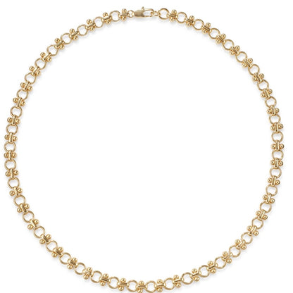 Sleek Interconnected Gold-Filled Link Chain Necklace 16”, 18”, 20”