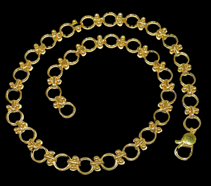 Sleek Interconnected Gold-Filled Link Chain Necklace 16”, 18”, 20”