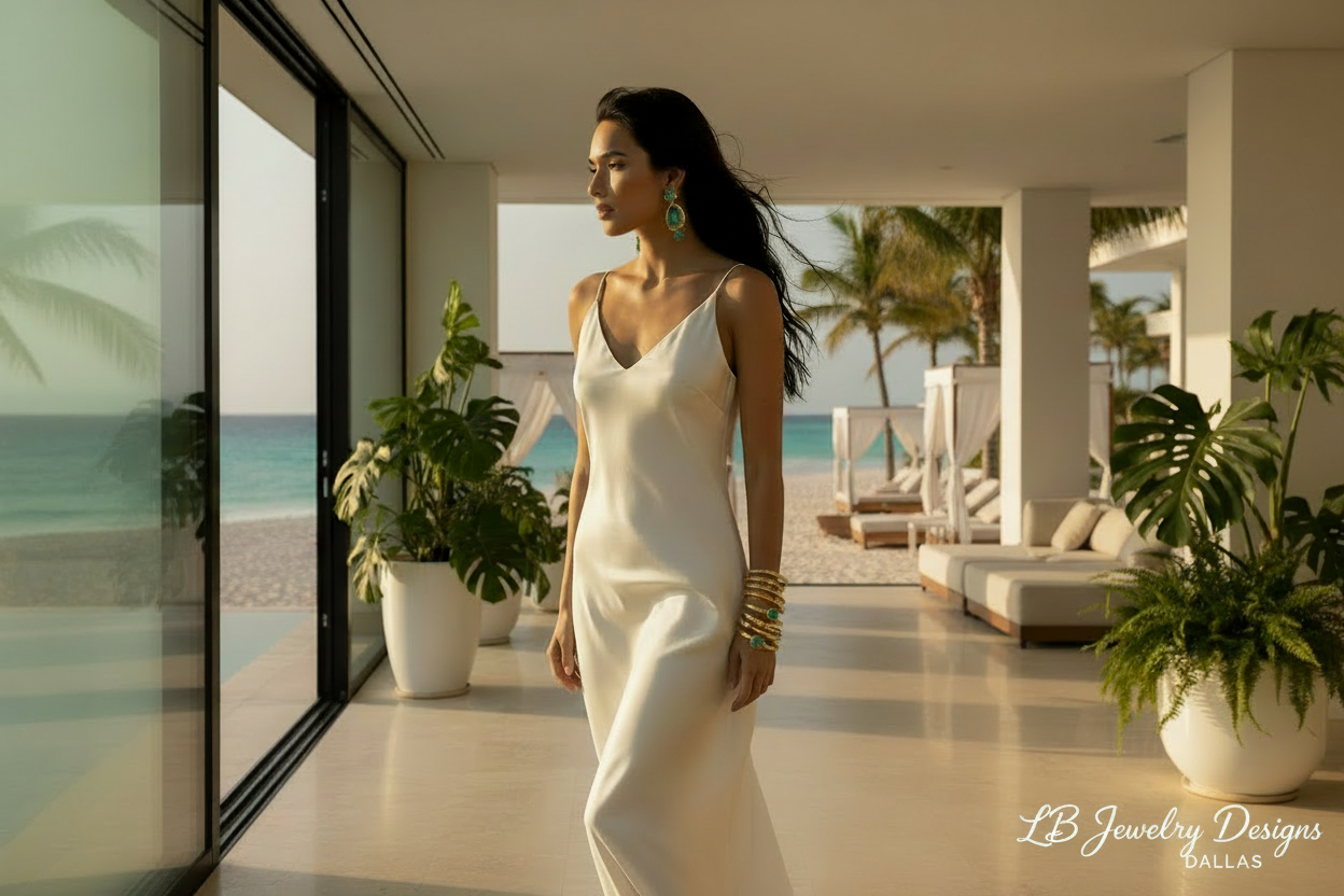 Turquoise and Pearl Gold Vermeil Earrings - 24k Gold Vermeil Statement Earrings