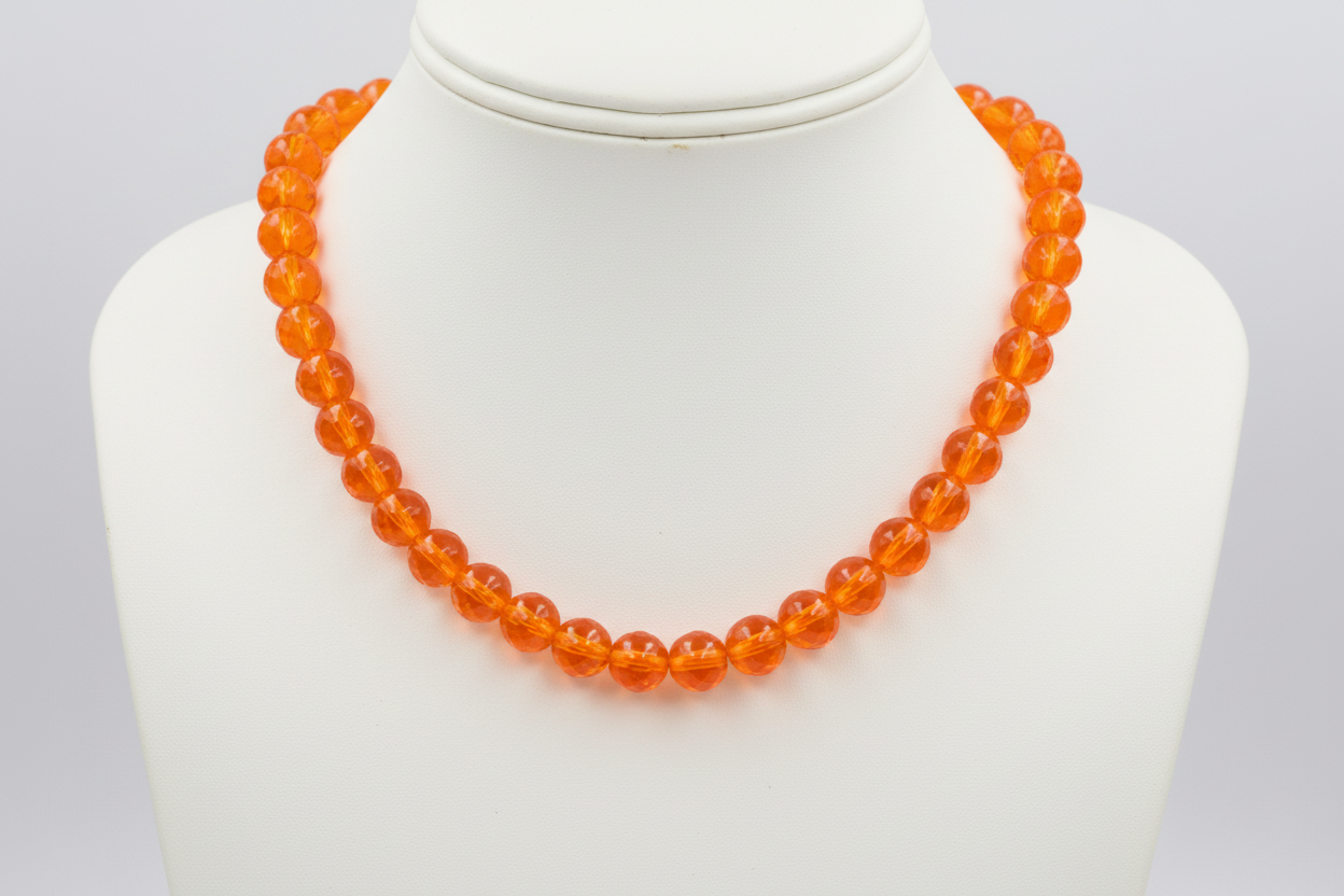 Orange Topaz Necklace