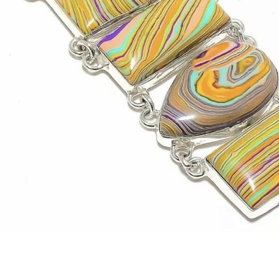 Rainbow calsilica sale jewelry