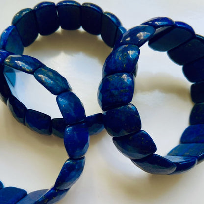 Lapis Lazuli Gemstone Statement Bracelet
