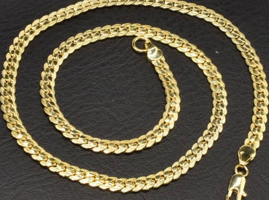 Classic 18K Yellow Gold-Filled 6MM Chain 20”