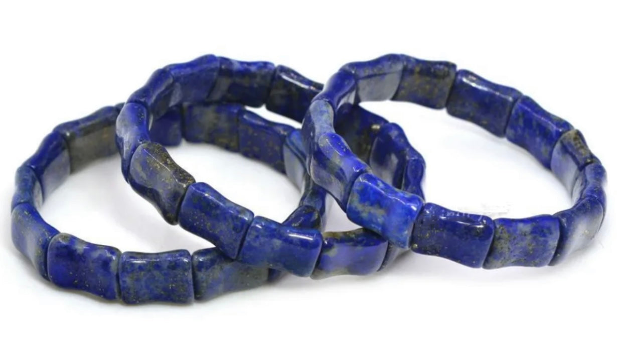 Lapis Lazuli Gemstone Bangle Bracelet